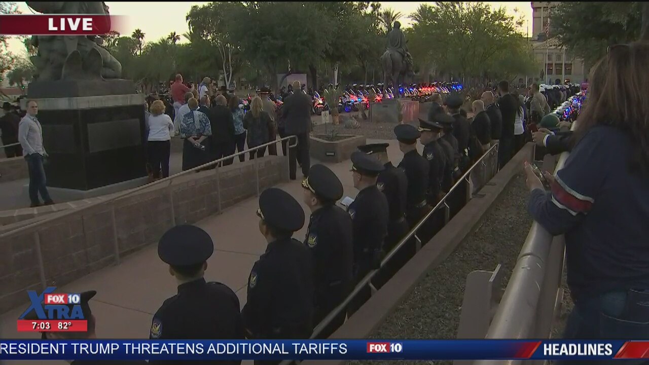 Event at Arizona State Capital honors fallen law enforcement officers