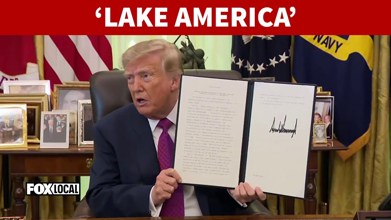FULL: Pres. Trump changes Lake Ontario to Lake America