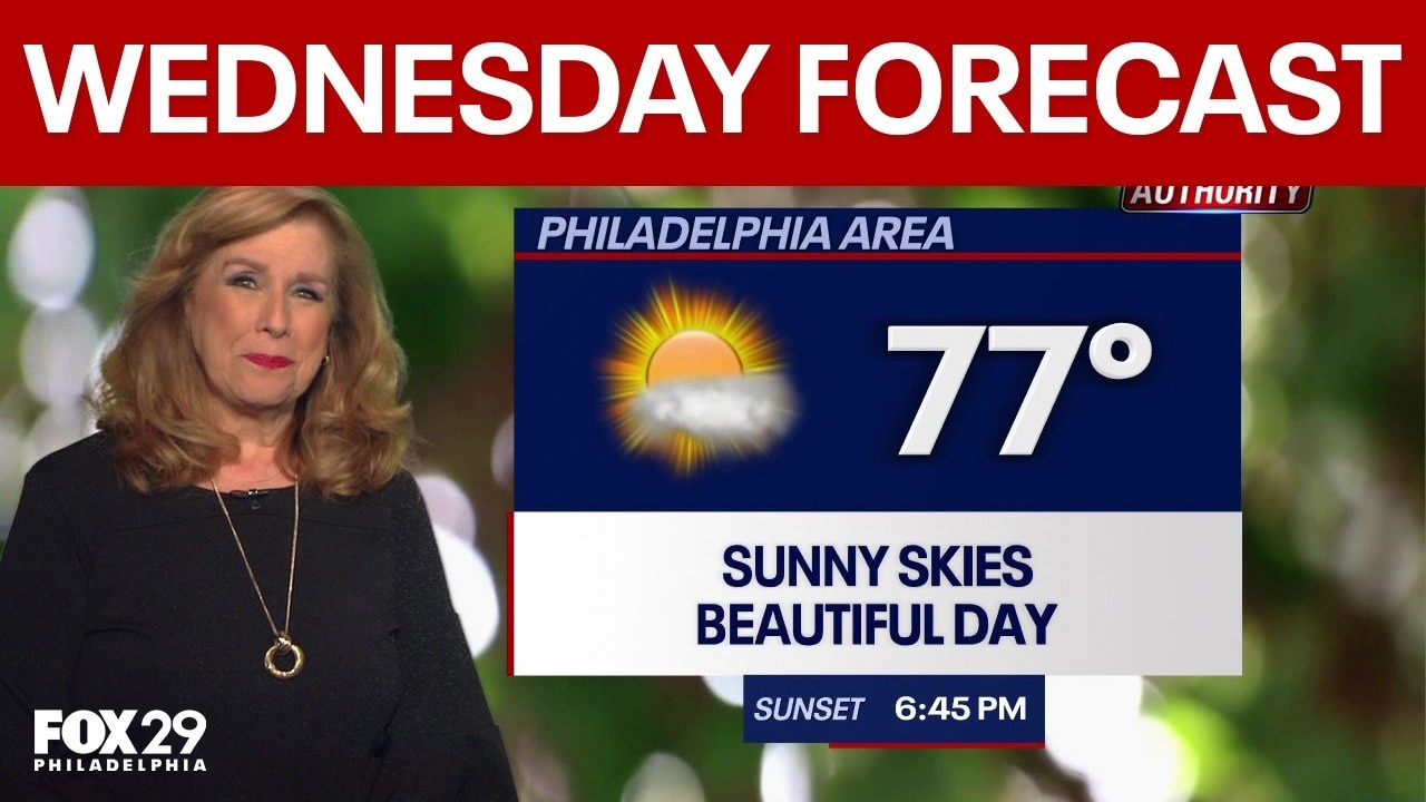 Philadelphia weather: Wednesday forecast