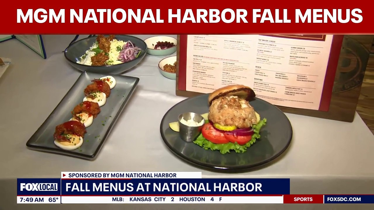 Fall menus at National Harbor