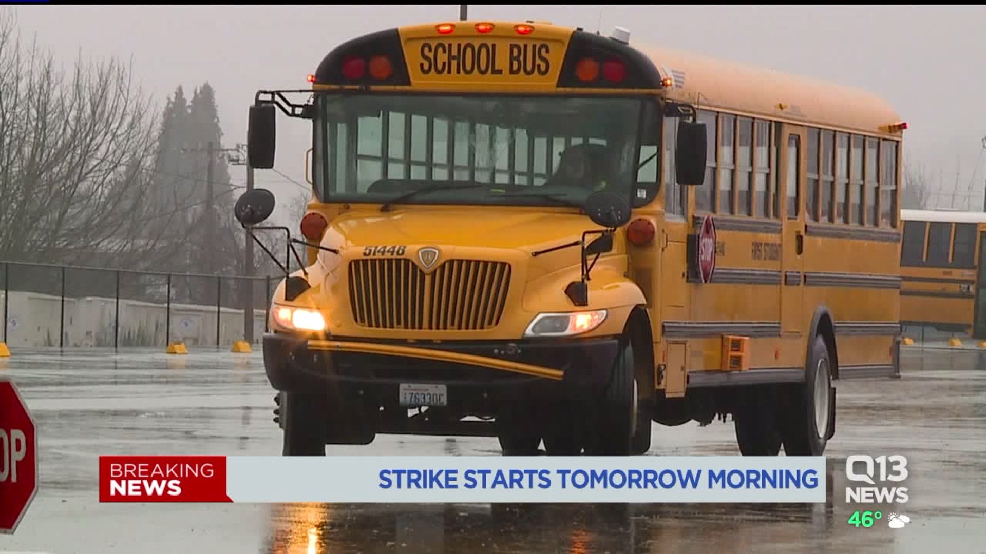 School bus drivers strike in Seattle set for Thursday