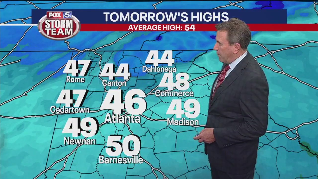 Friday afternoon forecast