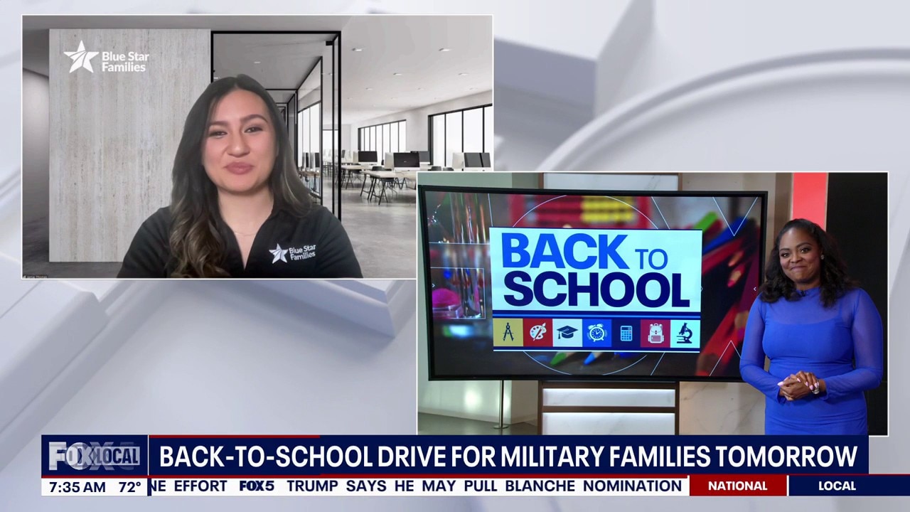 Back-to-School Drive for Military Families Tomorrow