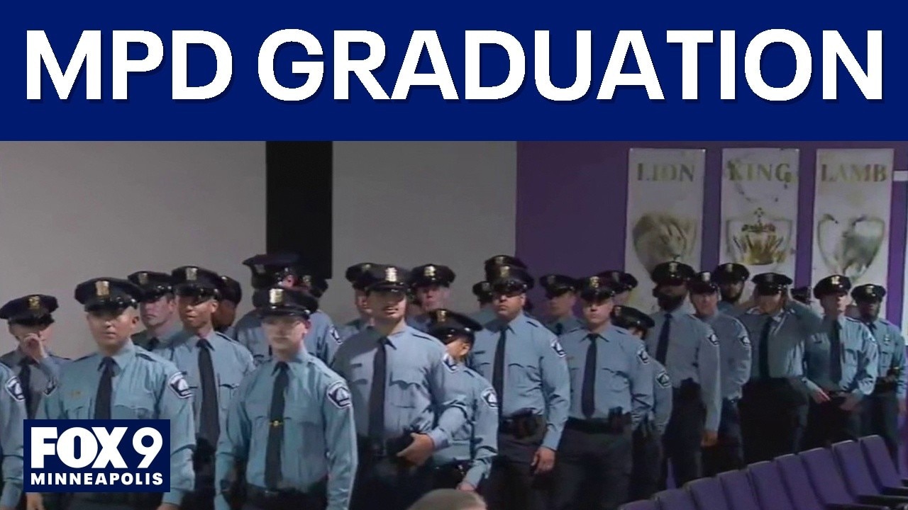 Minneapolis Police Department graduation ceremony [RAW]