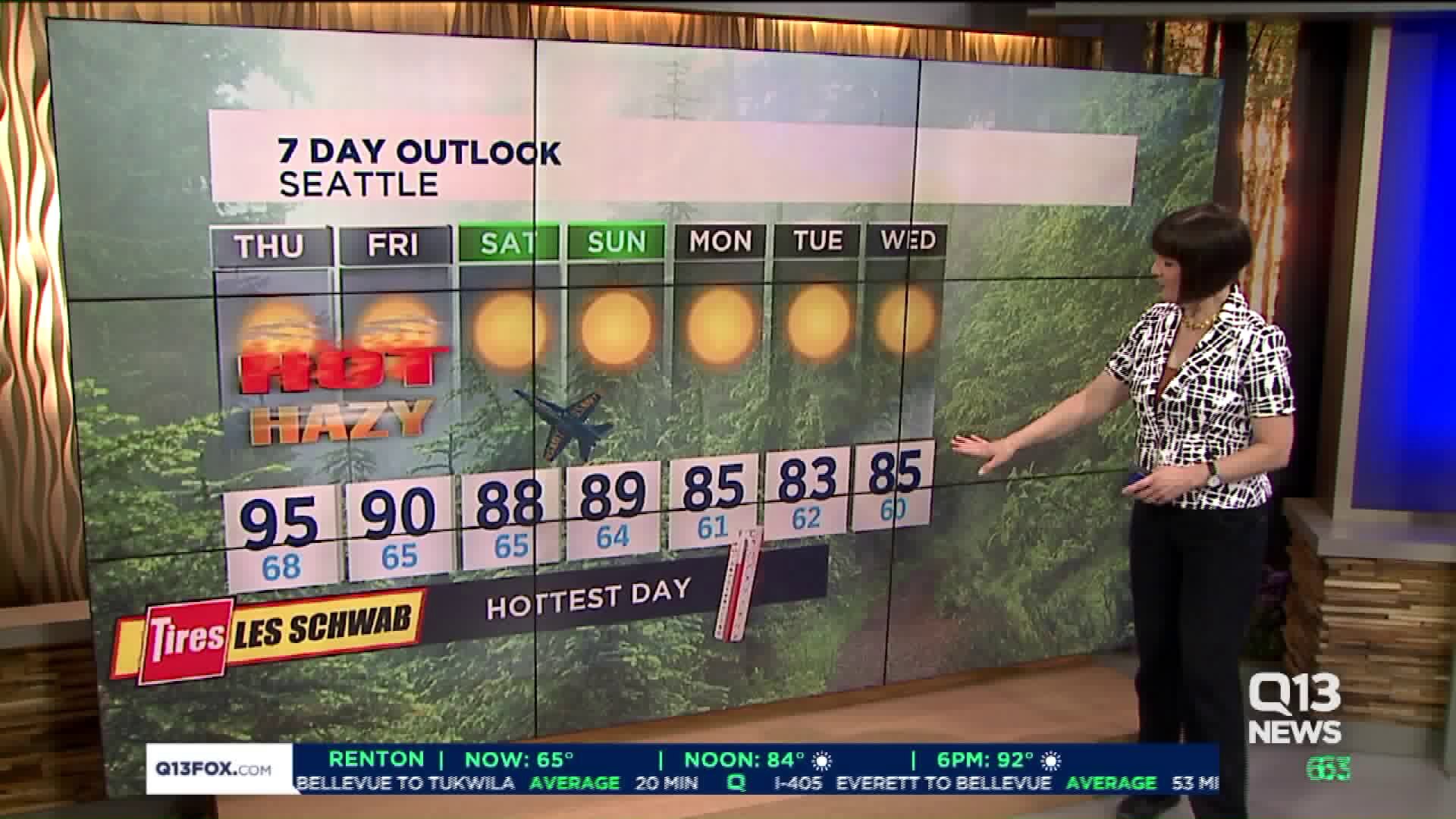 Q13 News forecast for Thursday