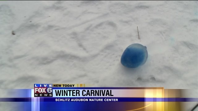 Laura learns all about snow bowling