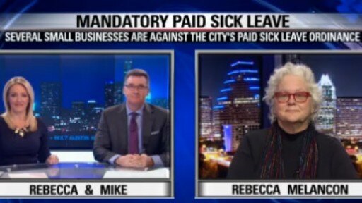 Small business owners against paid sick leave idea