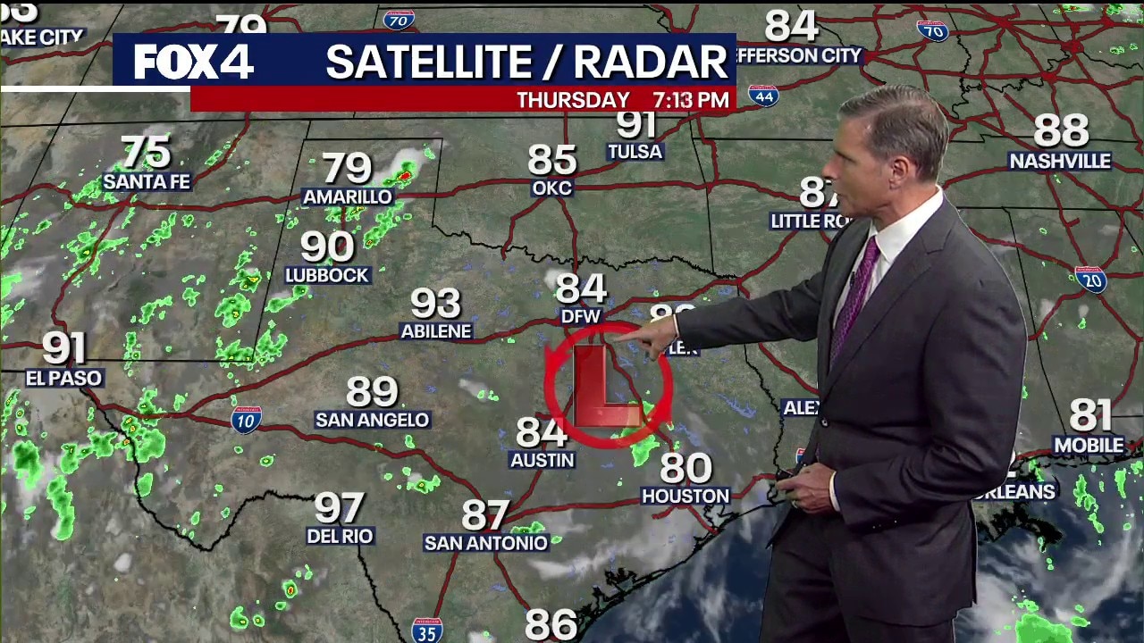 Dallas weather: September 3 overnight forecast