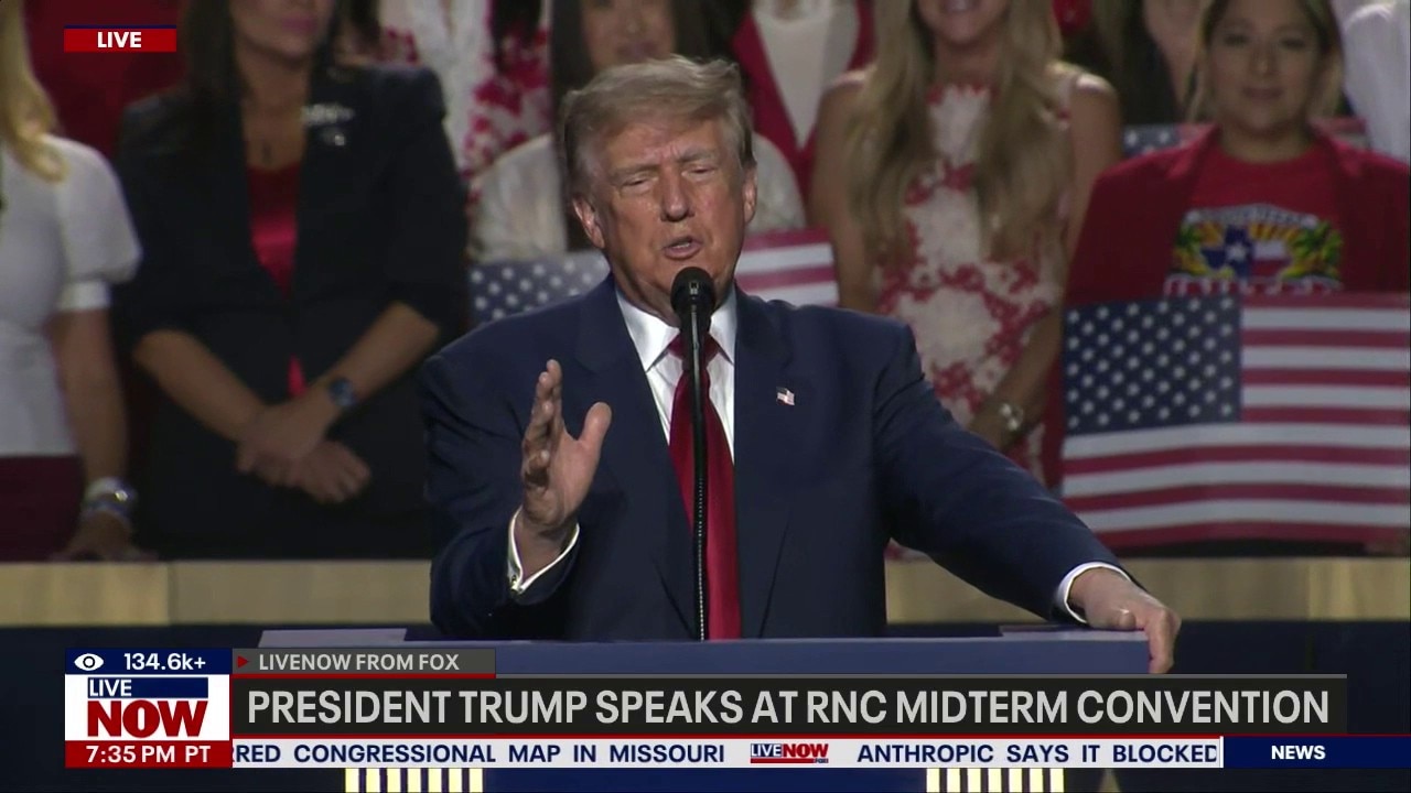 Trump wraps up GOP midterm convention in Texas