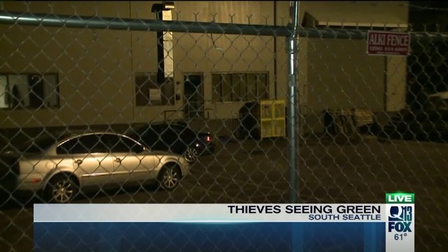 $100,000 heist at Seattle pot business