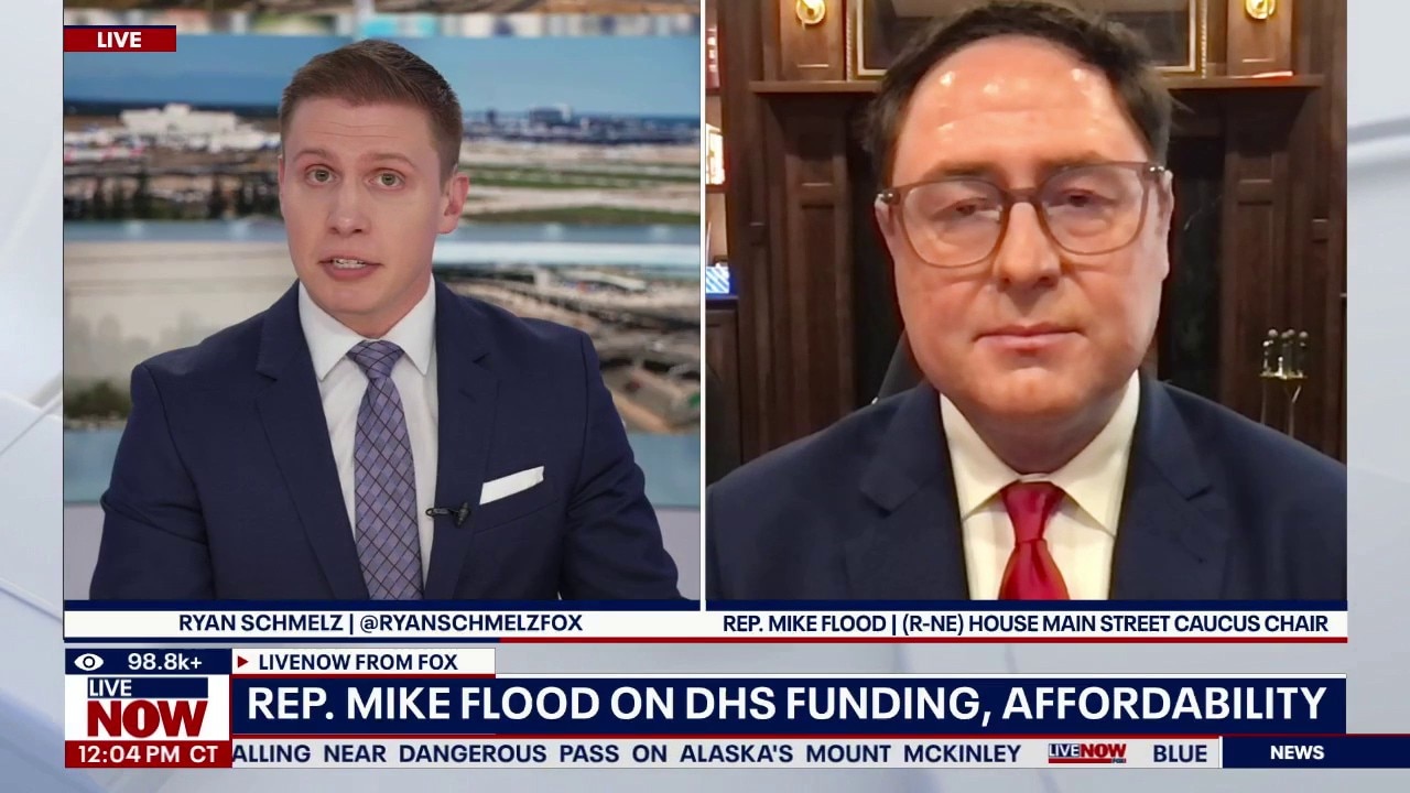 Nebraska GOP Rep. Mike Flood joins LiveNOW from FOX