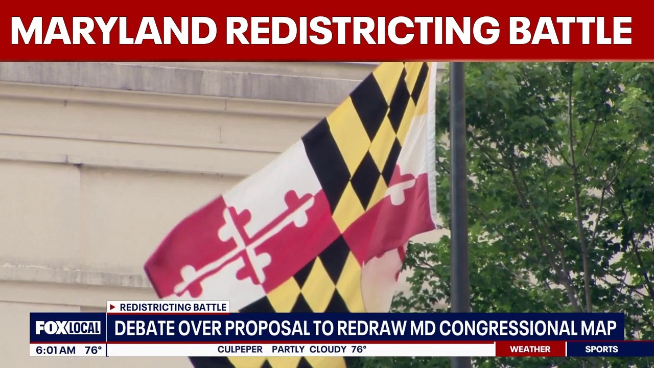 Maryland redistricting debate intensifies 