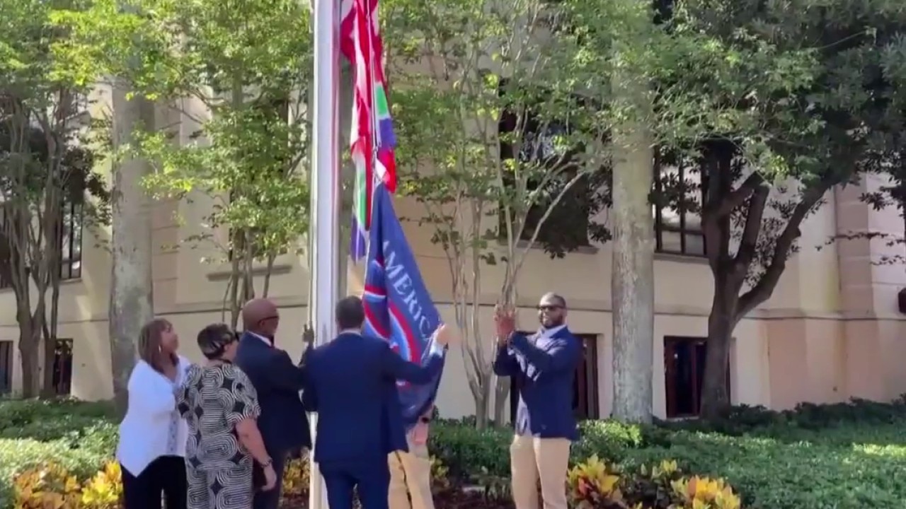 St. Pete raises flag for America 250