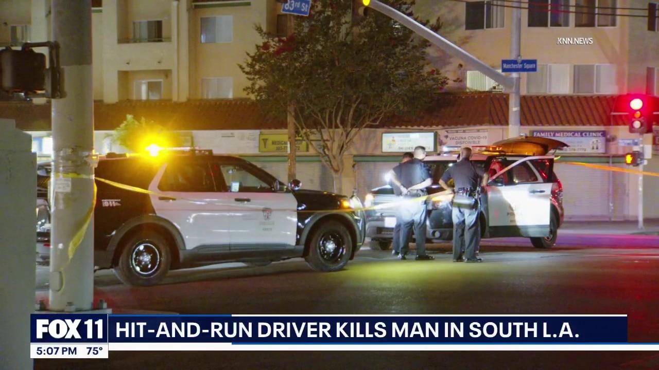 Hit-and-run driver kills man in South LA