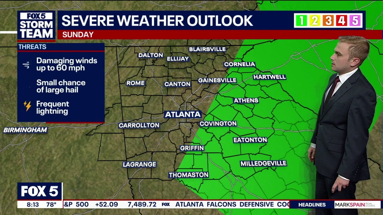 Sunday morning weather forecast