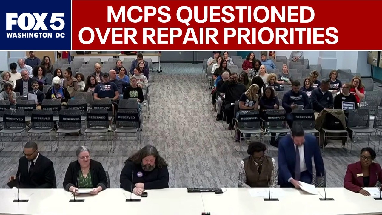 Montgomery County councilmember questions MCPS on repair priorities