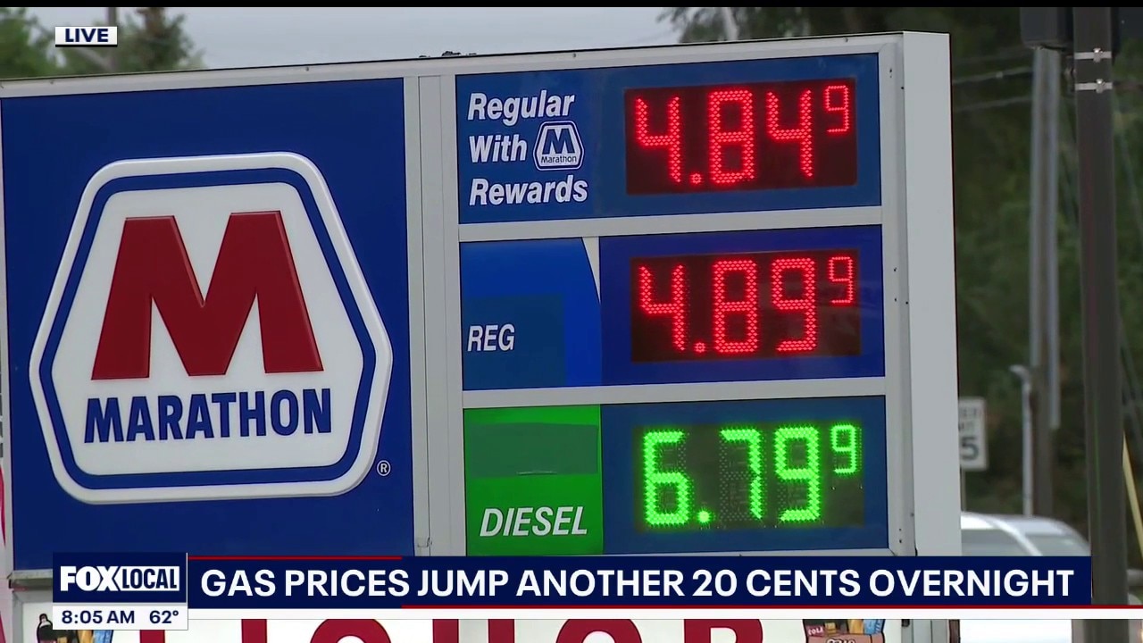 Gas prices continue to surge at the pump