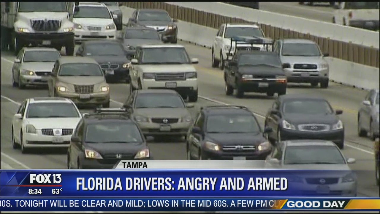 Florida tops list for road rage gun incidents