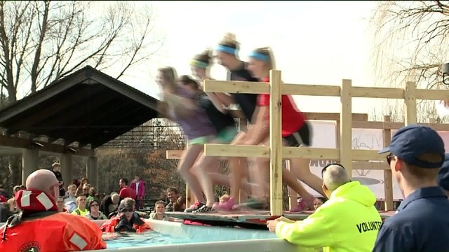 "Freezin' for a Reason:" Record high temperature as folks plunged for Special Olympics