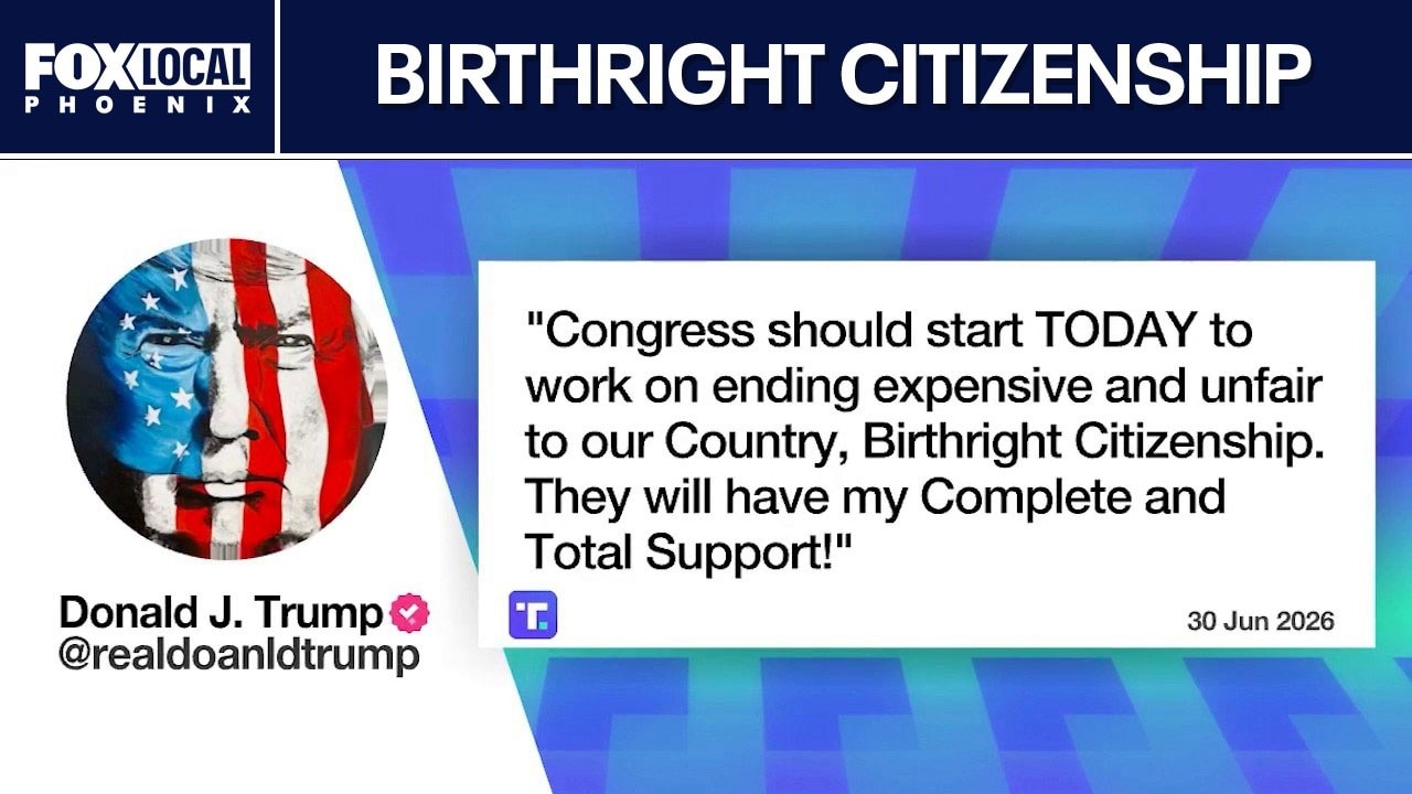 Trump calls on Congress to end birthright citizenship