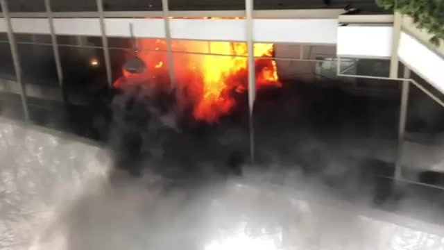 Apartment fire