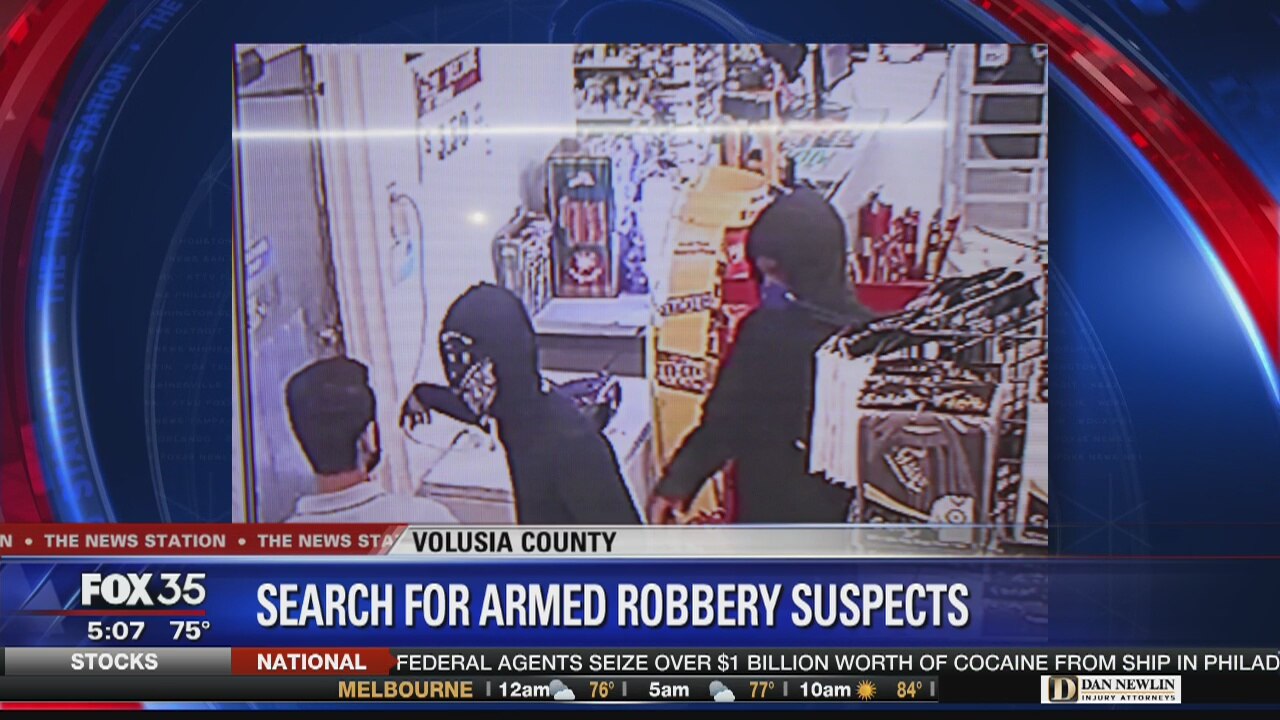 Search for armed robbery suspects in Volusia County