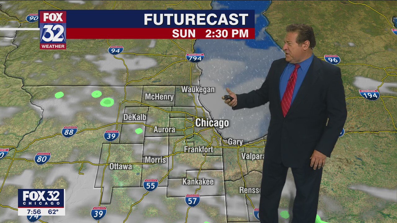Sunday morning forecast for Chicagoland on June 12