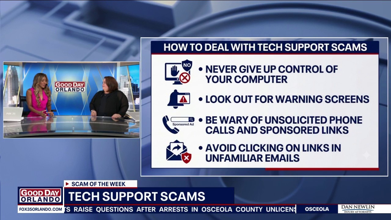 Tech. support scams: Signs to watch for