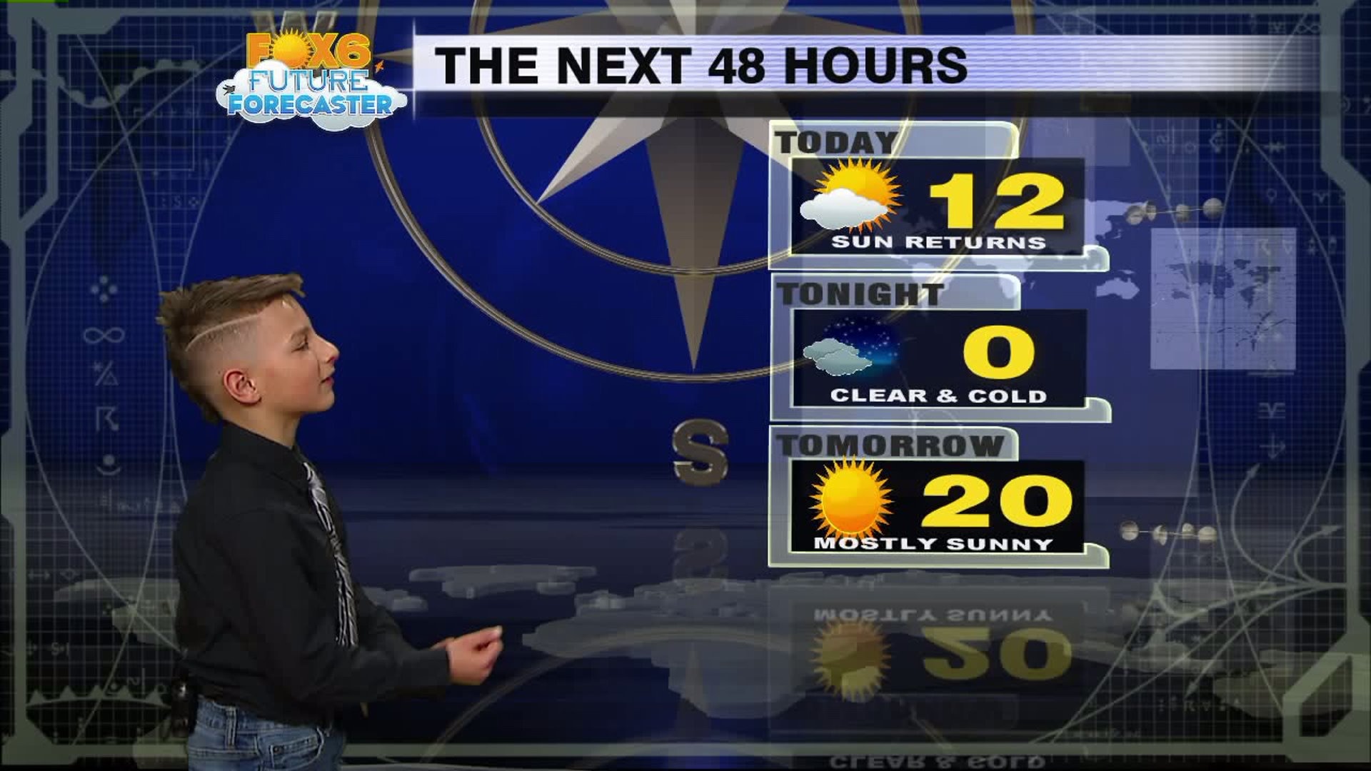Emerson helps with the weather
