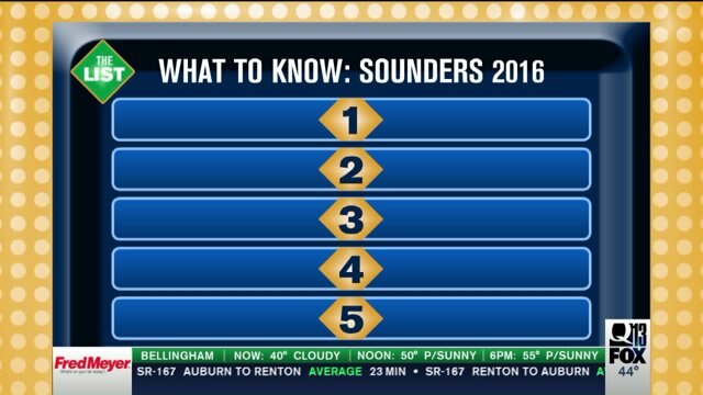 Top 5 things you need to know about the Seattle Sounders FC heading into the 2016 season!