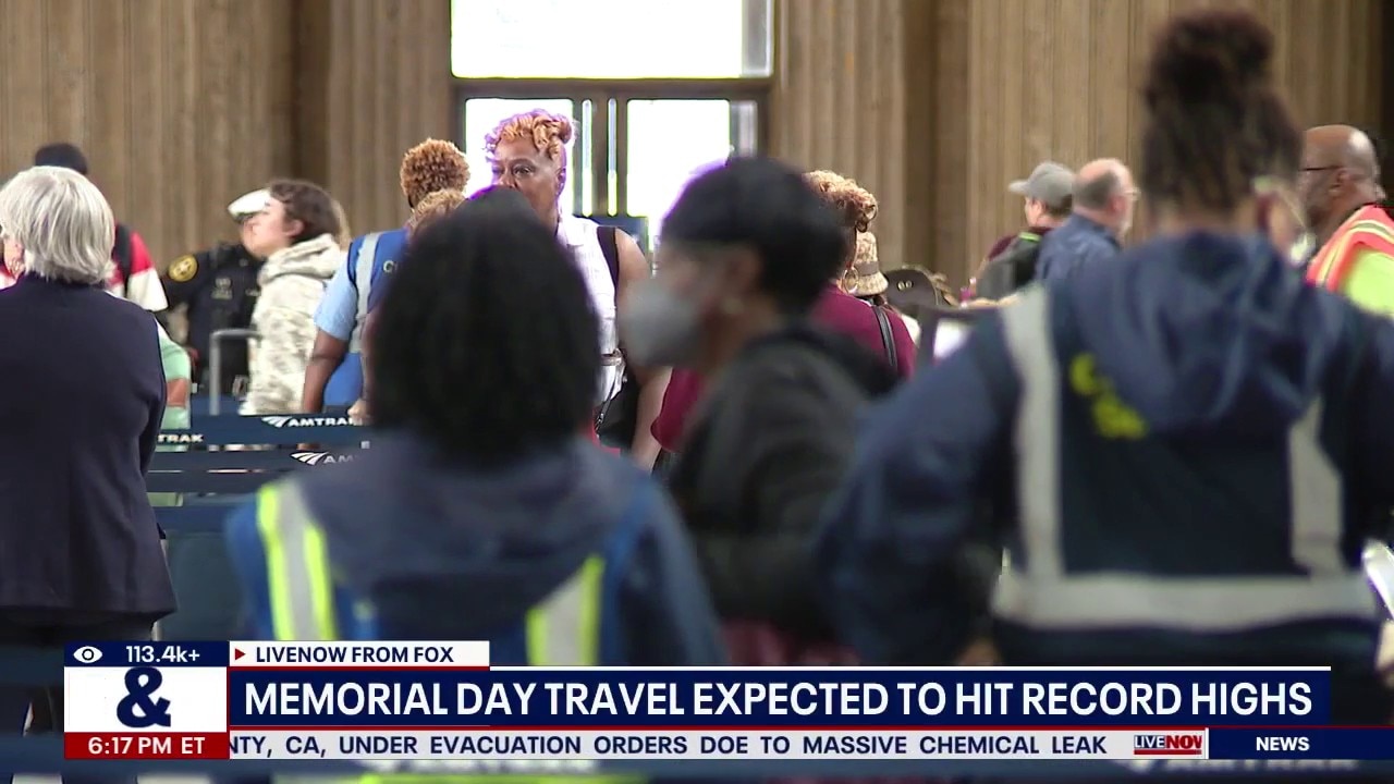 Memorial Day weekend travel expected to hit record highs