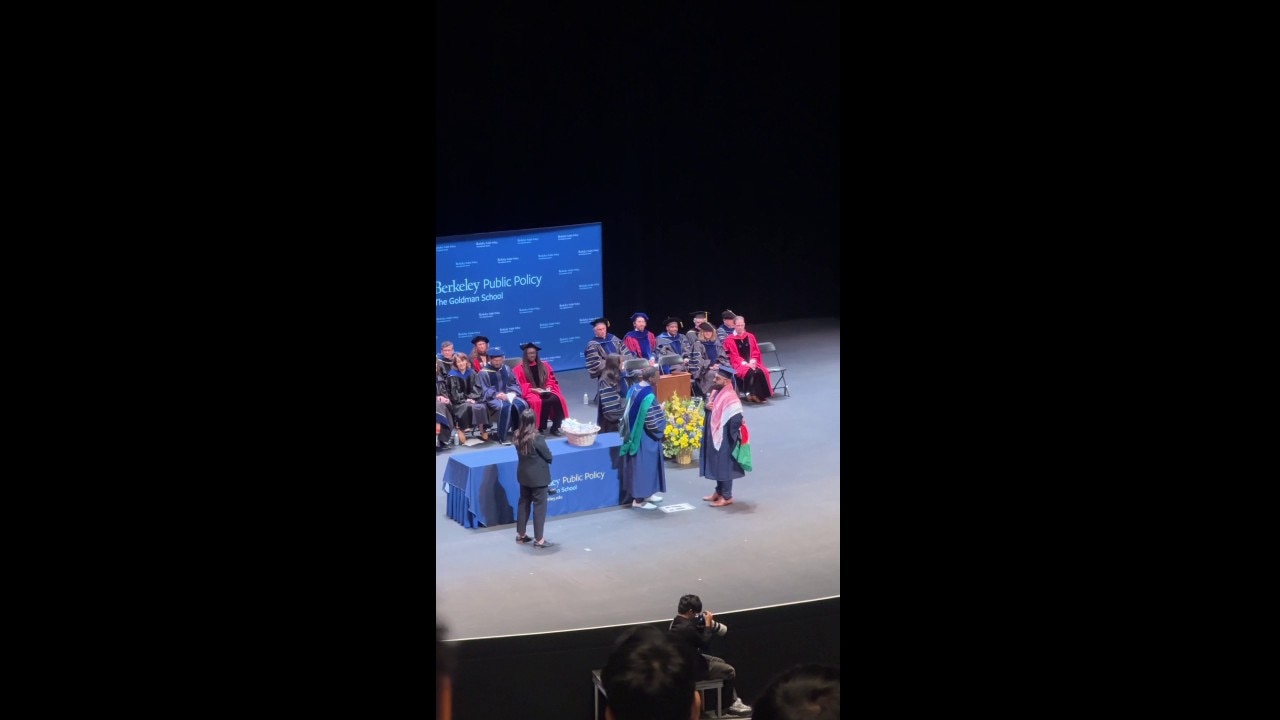 Diploma withheld from UC Berkeley student at commencement until he drops flag