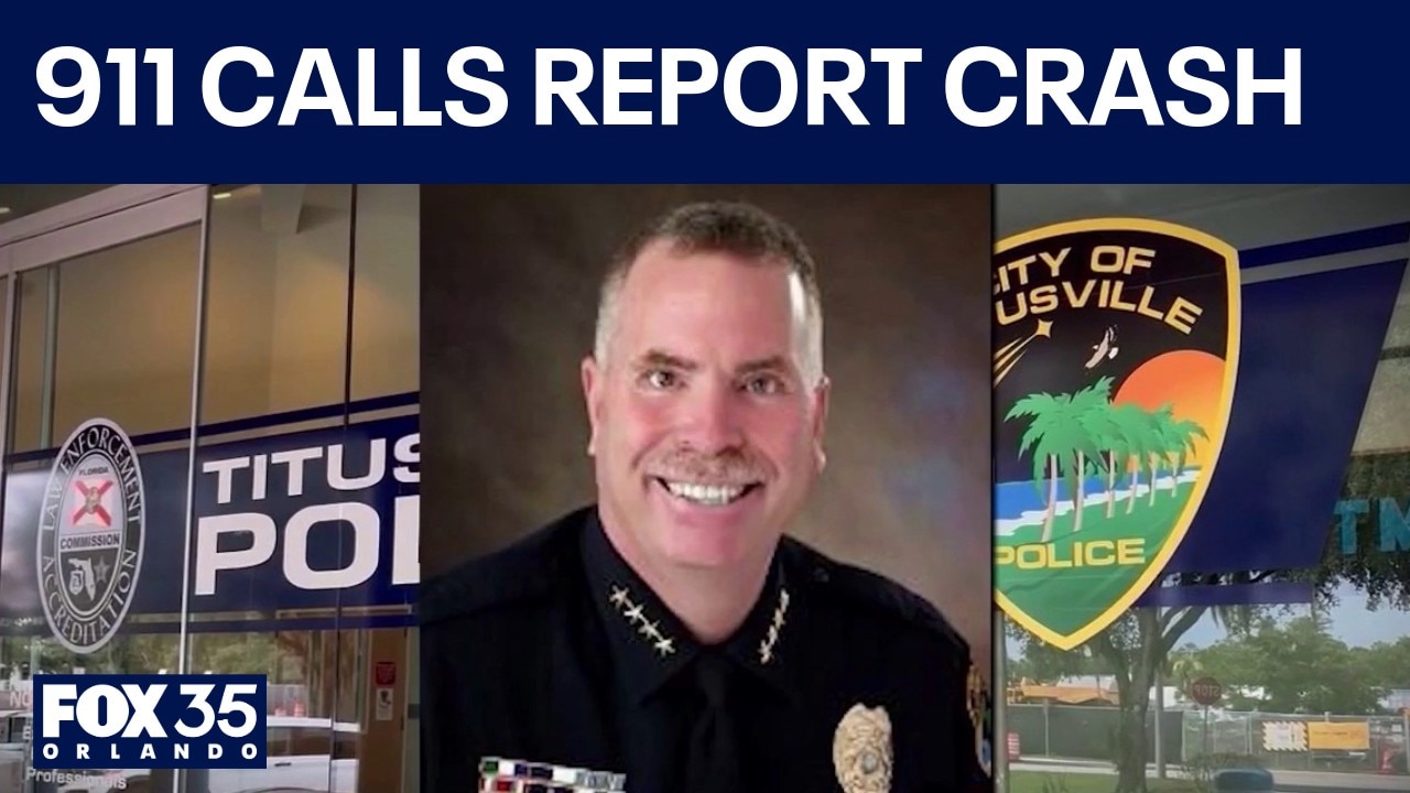 911 calls detail aftermath of crash involving former Titusville police chief