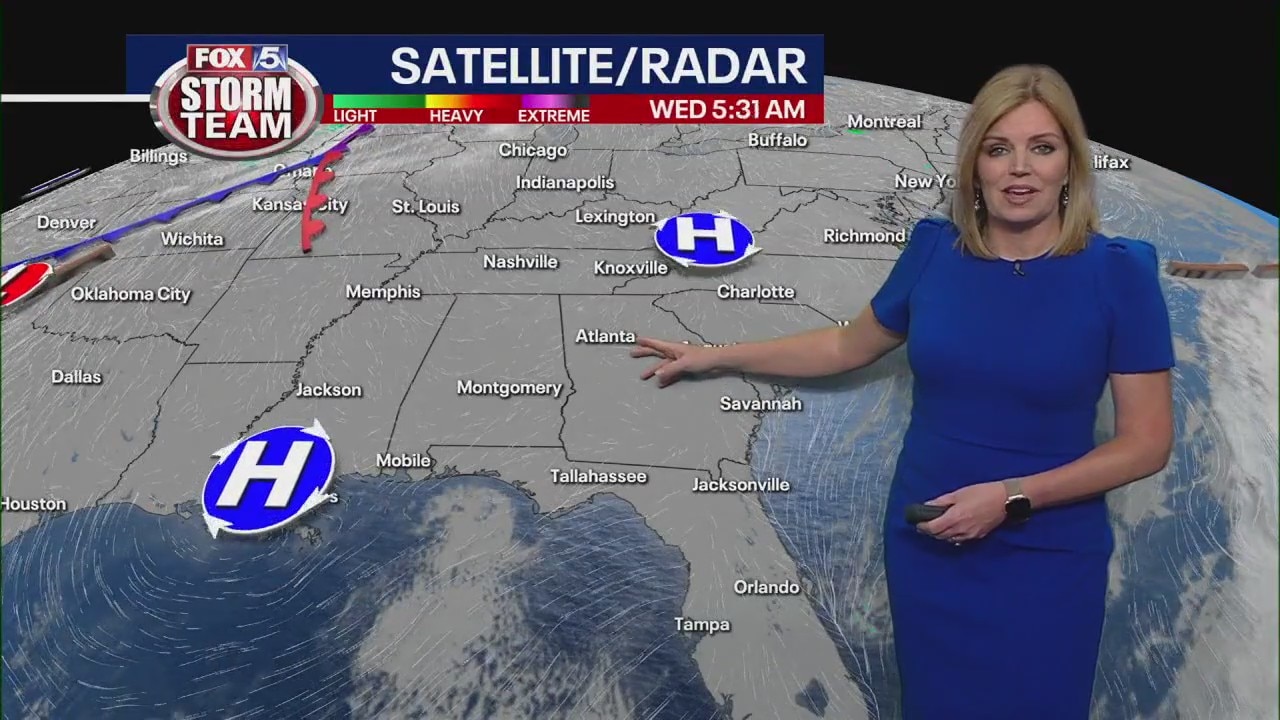 Wednesday morning weather forecast