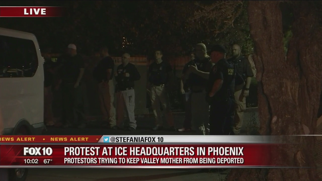 Police: 7 arrested following protest outside ICE office
