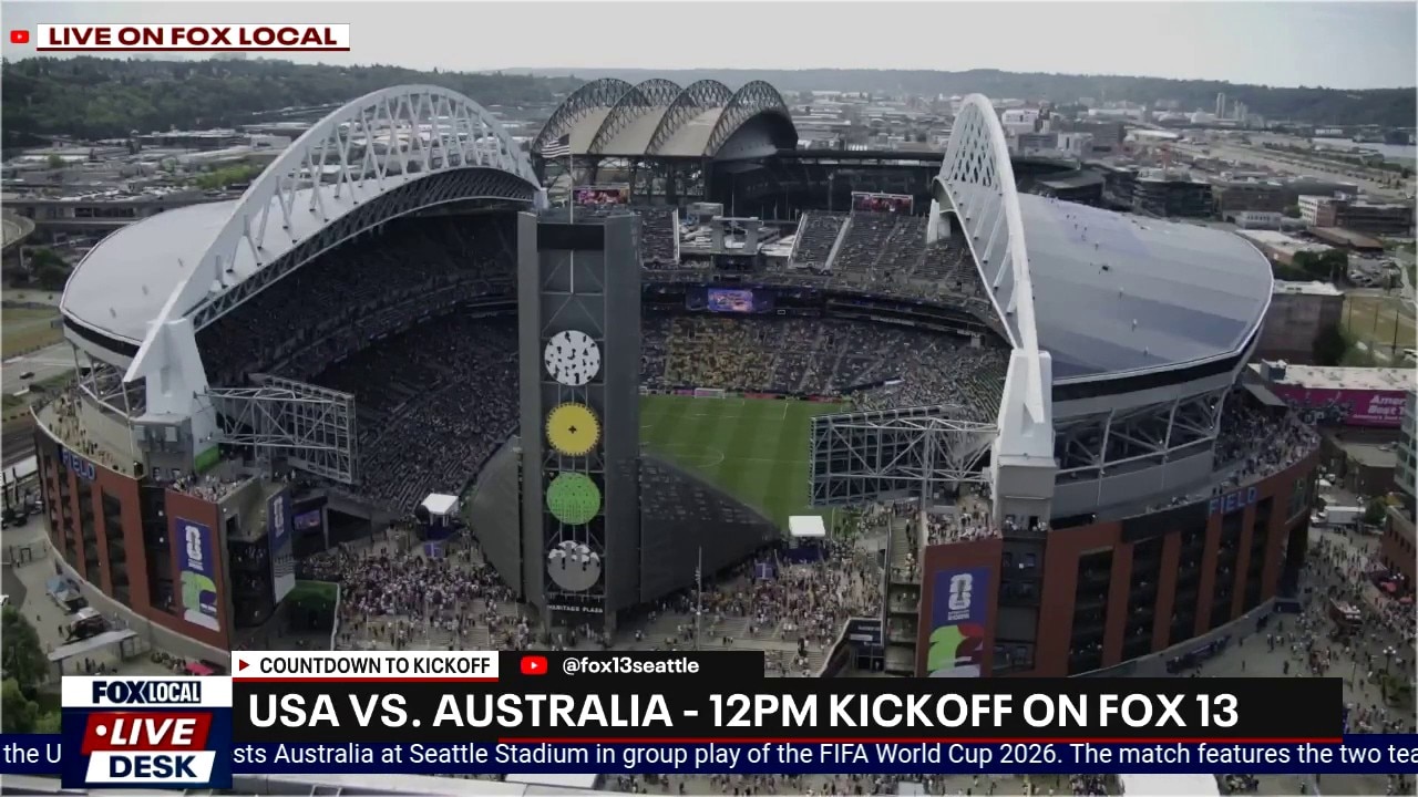 Less than an hour until USA vs. Australia kickoff in Seattle