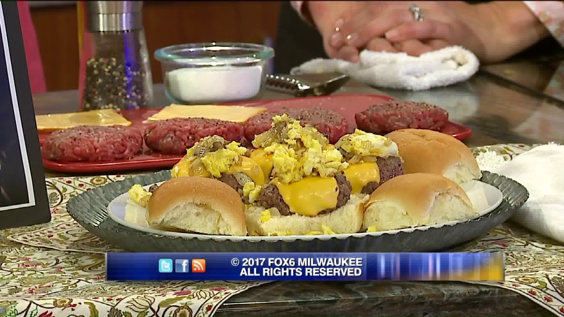 Sunrise beef sliders