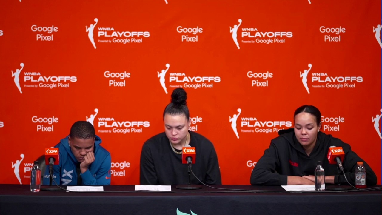 Lynx players speak after season-ending loss to Liberty