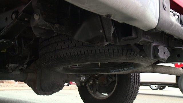 Tires and rims stolen from new vehicles