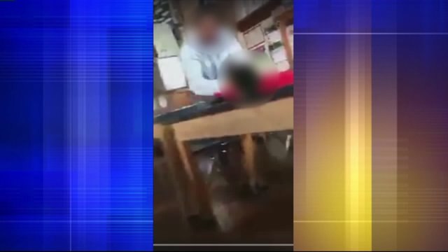 After teen pushed by teacher`s aide in viral video, one family says he shouldn`t have been at school