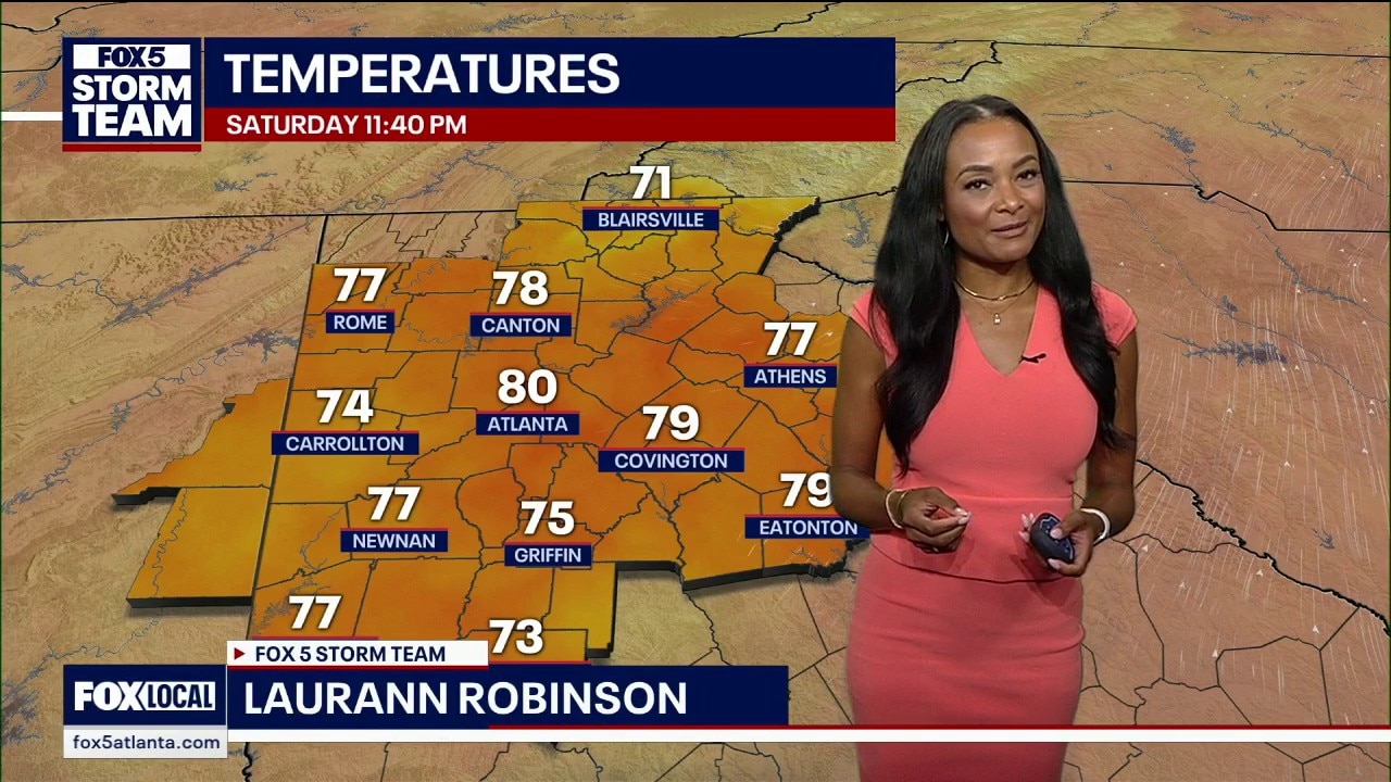 Saturday night forecast