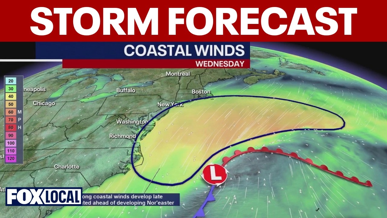 NY weather forecast: Strong nor'easter winds bringing severe coastal flooding to Jersey Shore