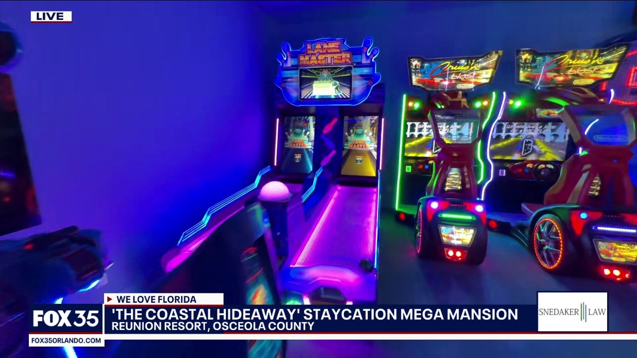 The Coastal Hideaway staycation mega mansion