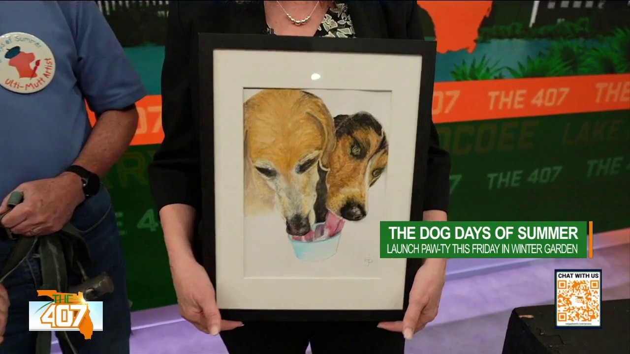 Winter Garden Hosts 'Dog Days of Summer' Art Party