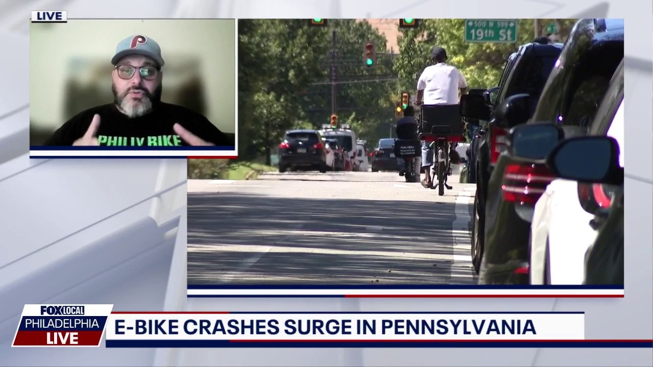 E-bike crashes surge in Pennsylvania