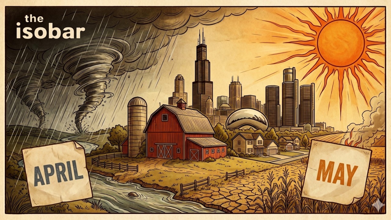 Midwest's record dryness in May