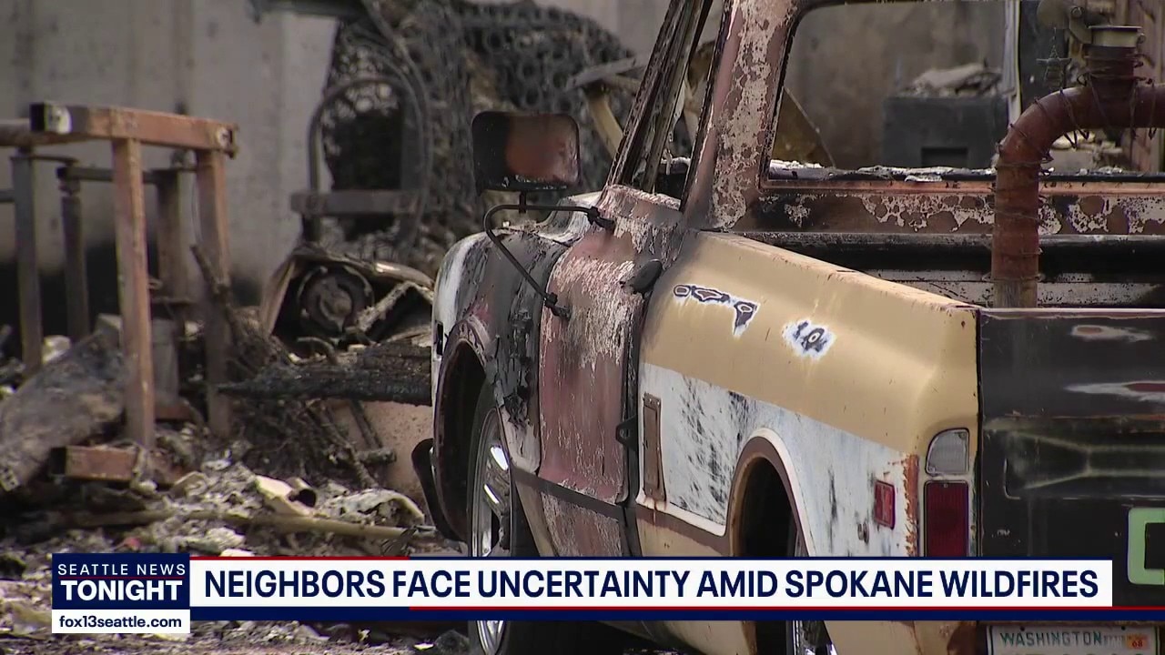 Neighbors face uncertainty amid Spokane, WA wildfires 