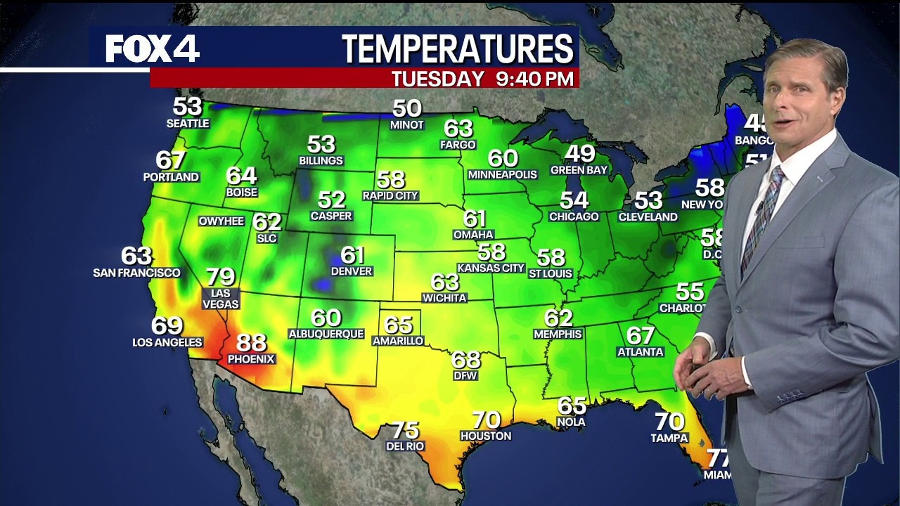 Dallas weather: October 20 overnight forecast