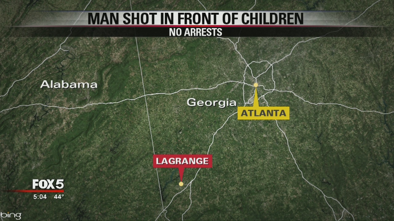 LaGrange man shot in front of children