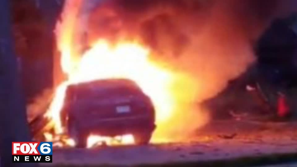 Fiery crash